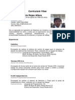 CV Ingeniero Sistemas con Experiencia Ventas Programación