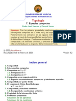 Compacidad en espacios métricos y el teorema de Heine-Borel-Lebesgue