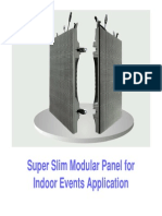 Super Slim Panel For Events Application