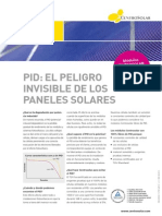 Efecto PID - El Peligro Invisible de Los Paneles Solares