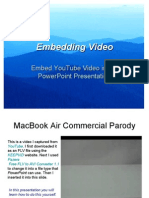 Embedding Video