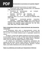 4 a Evolução Da Bananeira Se Processou Em Quantas Etapas