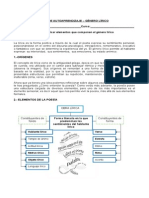 Guía de Trabajo Género Lírico