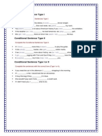 Conditional Sentence Type I and II