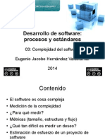 Desarrollo de software: procesos y estándares. S03: Complejidad del software