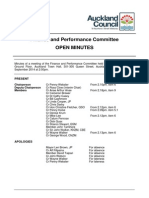 Finance and Performance Committee - Minutes - Sept 14