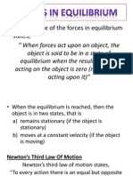 Forces in Equilibrium