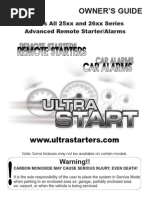 Download Ultra Start Remote Start User Manual by bryanvdz SN241534589 doc pdf