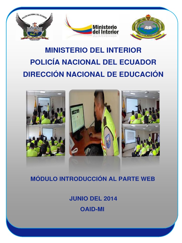 Parte web policial sistema de registro de hechos delictivos pdf