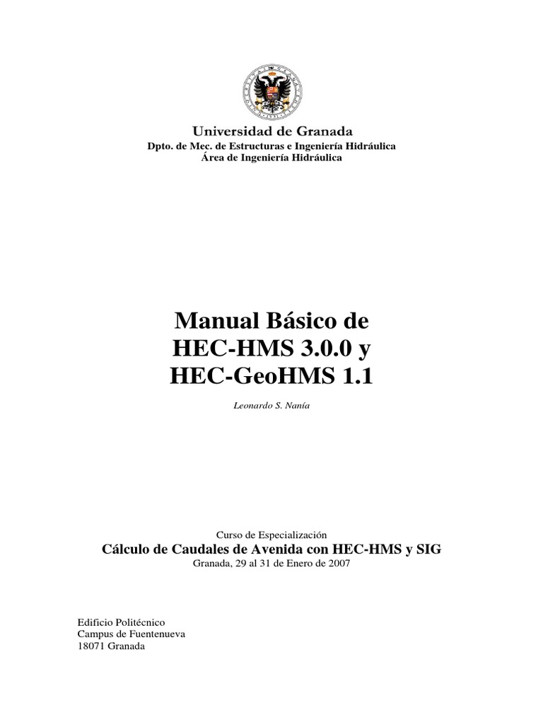 Hec Hms Manual Peatix