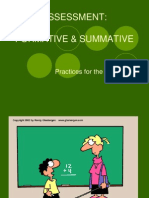 Assessment: Formative & Summative: Practices For The Classroom