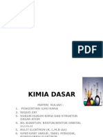 Bahan Kuliah Kimia Dasar 2011 + Bil Kuantum