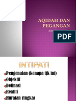 Aqidah Dan Pegangan