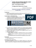 Lab10 - Configuracion Basica de Un Router