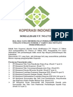 Analisis Perbedaan Mendasar UU 17 2012 Dan UU No 25 1992 Tentang Perkoperasian