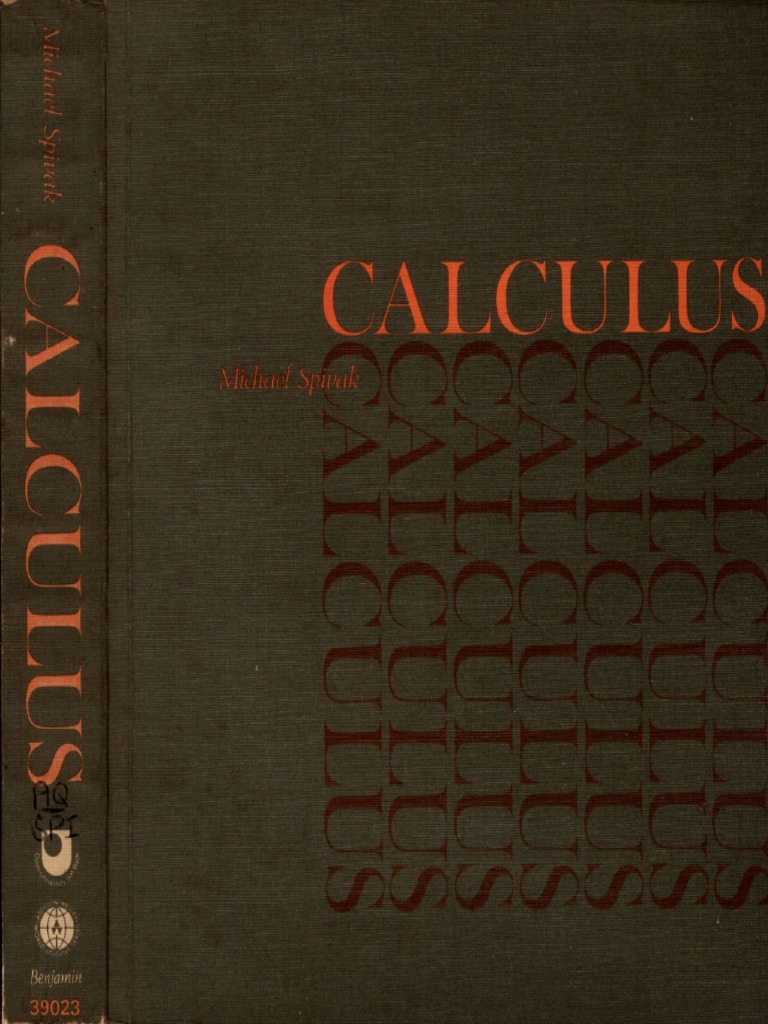 Spivak Calculus | PDF