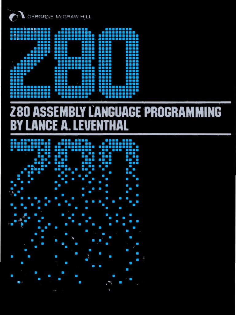 Z80 Assembly Language Programming 1979 Leventhal Assembly - 