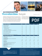 Economische Vooruitzichten België - Oktober 2014