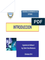 Introduccion: Ingenieria de Informatica Y de Sistemas