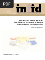 Download Working Paper 3 - The Political economy of Acehs Post-Helsinki reconstruction by INFID JAKARTA SN24155062 doc pdf