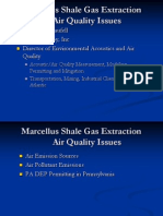 Marcellus Shale Gas Extraction Air Quality Issues