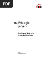 Developing WebLogic Server Applications