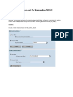 Mplementing Screen-Exit For Transaction MIGO: by Shailaja Reddy