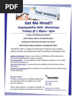 Get Me Hired!!: Employability Skills Workshops