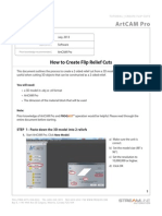 How to Create Flip Cuts in ArtCAM