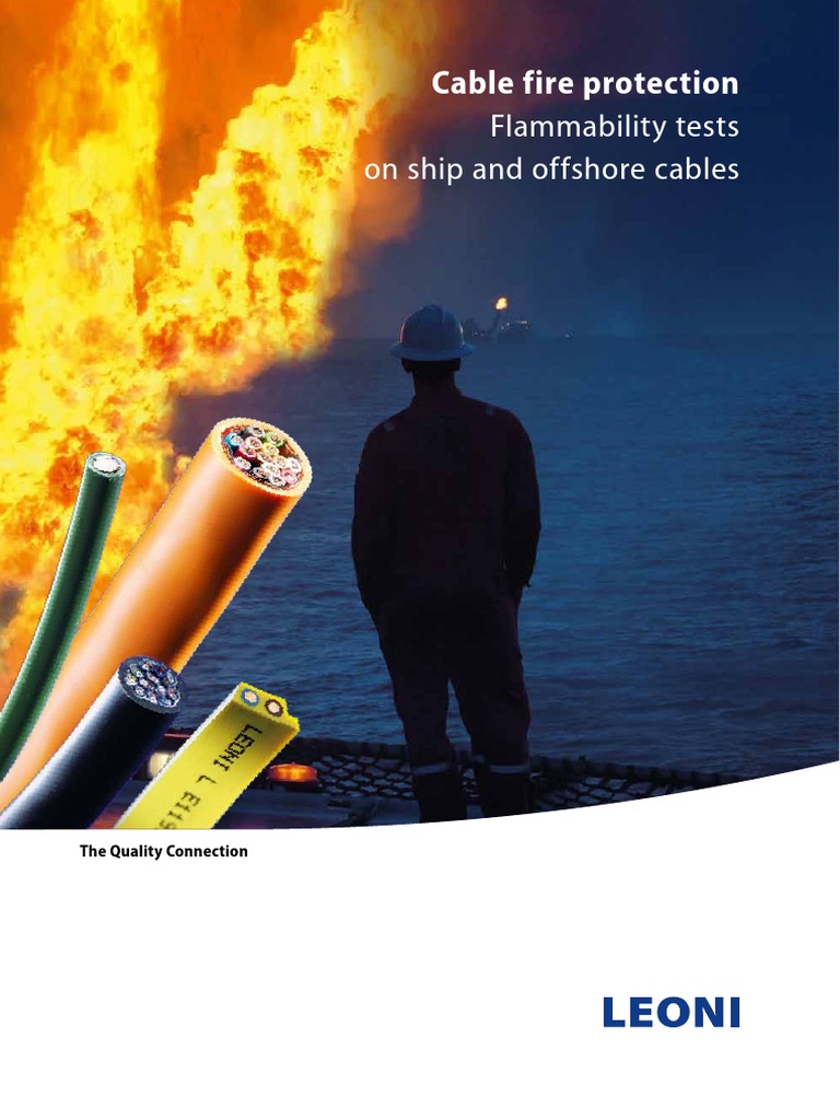 Flammability Tests for Marine Cables | PDF | Cable | Flammability