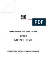 AlfaRomeo Iniezione Spica Montreal Manutenzione