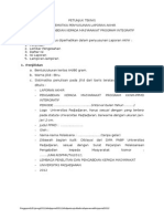 Petunjuk Teknis Sistematika Laporan Akhir PPMD Jan April 20122