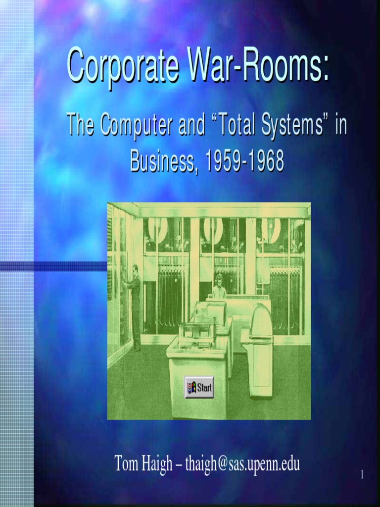 Corporate War Rooms PDF Automation Management Information System