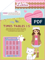 Little Dolls With Kittens Multiplicationcharts