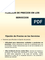 Fijación de Precios en Los Servicios.