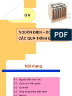 3.4. Chương 6. Nguồn Điện - Động Học Các Quá Trình Điện Hoá - 4T - RR