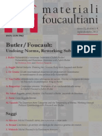 Materiali Foucaultiani a. II, n. 4 Lug-dic 2013 (Butler-Foucault; Undoing Norms, Reworking Subjects)