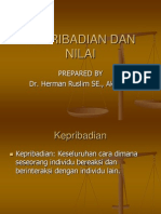 Kepribadian Dan Nilai