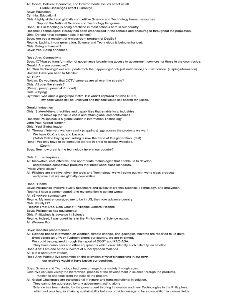 Speech Choir Innovation Technology