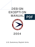 Design Exception Manual 2004