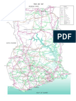 Cote d'Ivoire Burkina Faso Togo road map