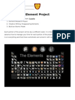 Elementproject Outline Rubric