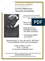 Blackfish Screening & Panel Discussion 