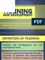 Defining Training and Development