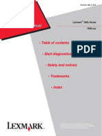 Lexmark™ X950de, X952dte and X954dhe (7558-xxx) - Service Manual