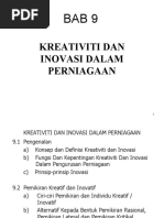 Bab 9 An025kreativiti Dan Inovasi