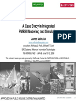 A Case Study in Integrated PMESII Modeling and Simulation