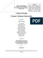 Chronic Calculous Cholecystitis