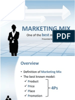 Marketing Mix: One of The Marketing Tools