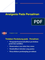 Analgesia Pada Persalinan